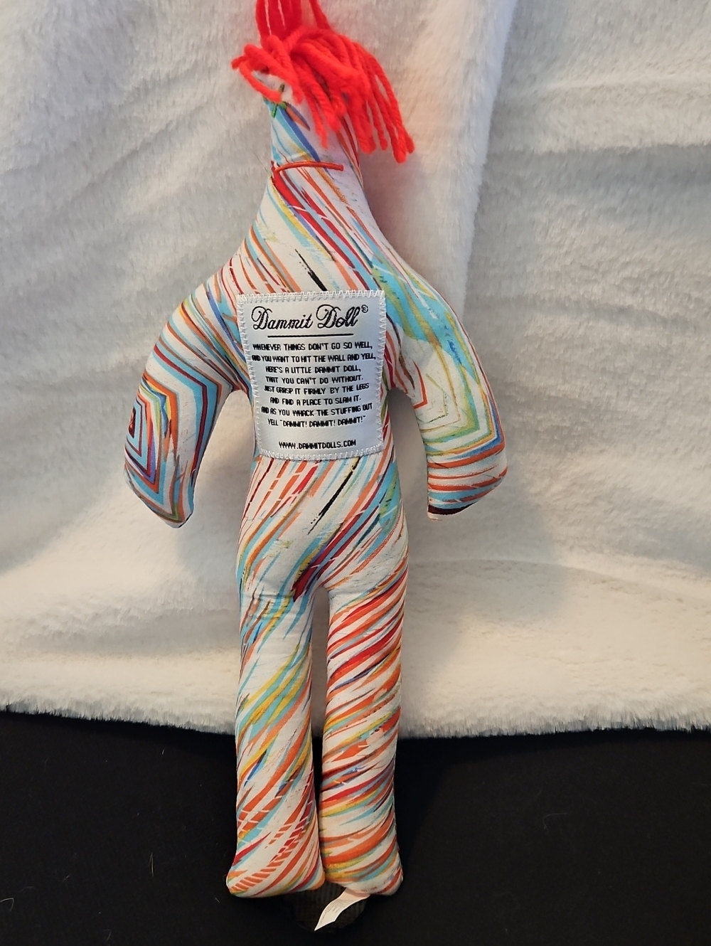 Dammit Doll Multicolor Striped Stress Relief Plush - Dammit Doll